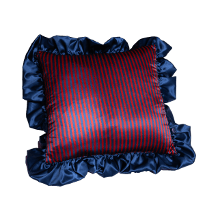 Thin Stripes blu and red - cuscino